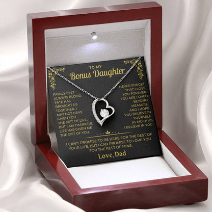 My Bonus Daughter, Love Dad - Beautiful Gift Set