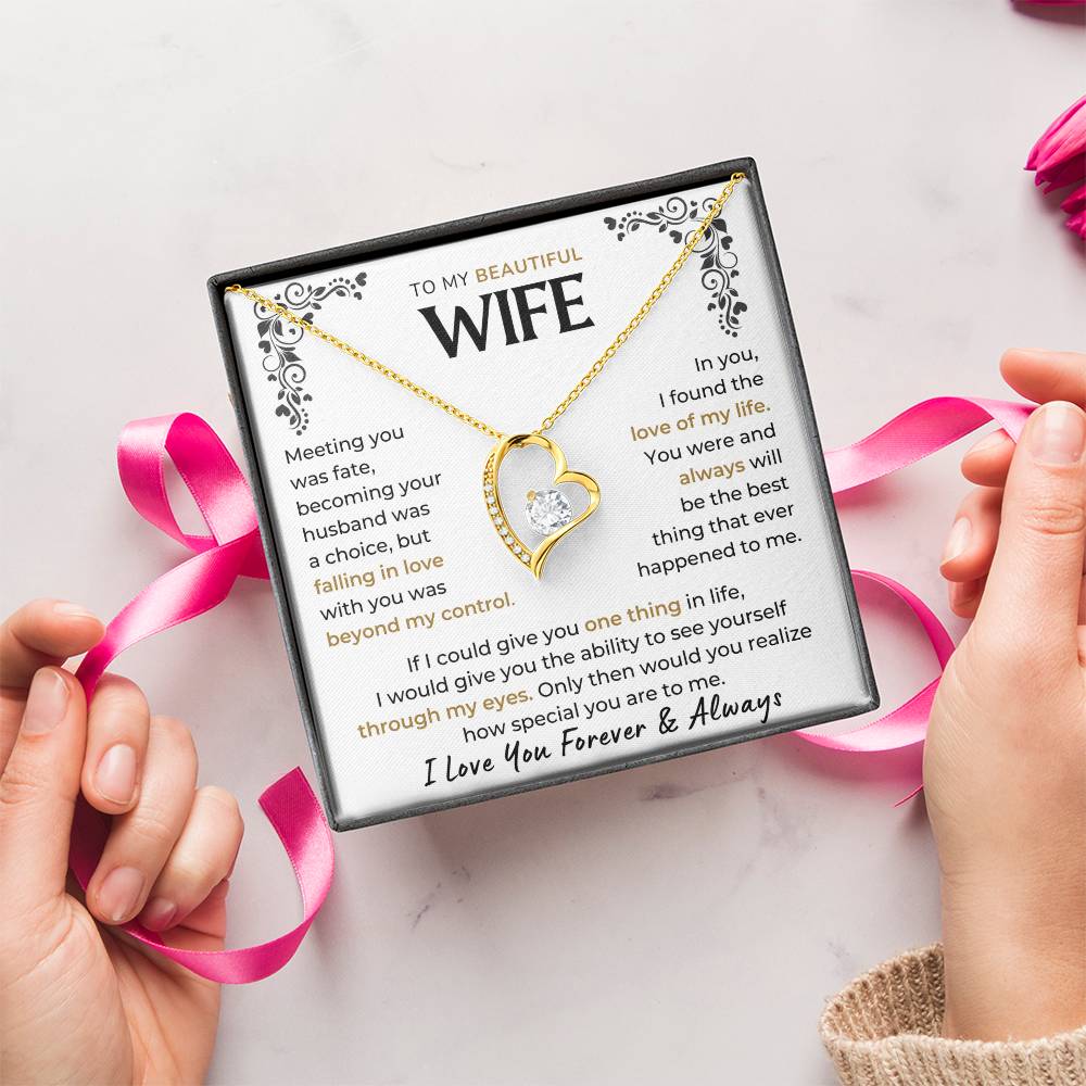 (Almost Sold Out) Love you forever & Always - Necklace For Wife