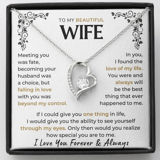 (Almost Sold Out) Love you forever & Always - Necklace For Wife
