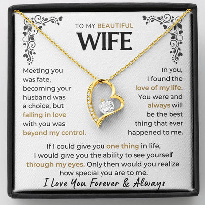 (Almost Sold Out) Love you forever & Always - Necklace For Wife
