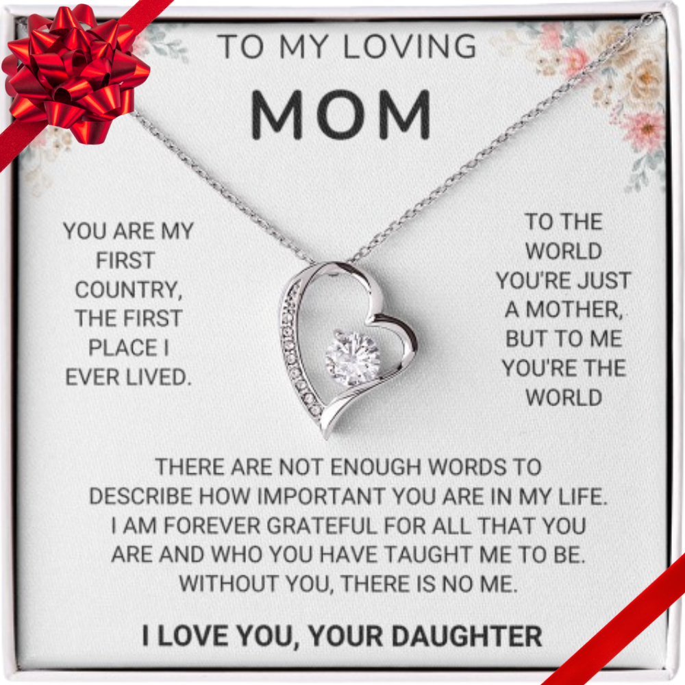 (Almost Sold Out) I am forever grateful for all that you are. - Necklace For Mom