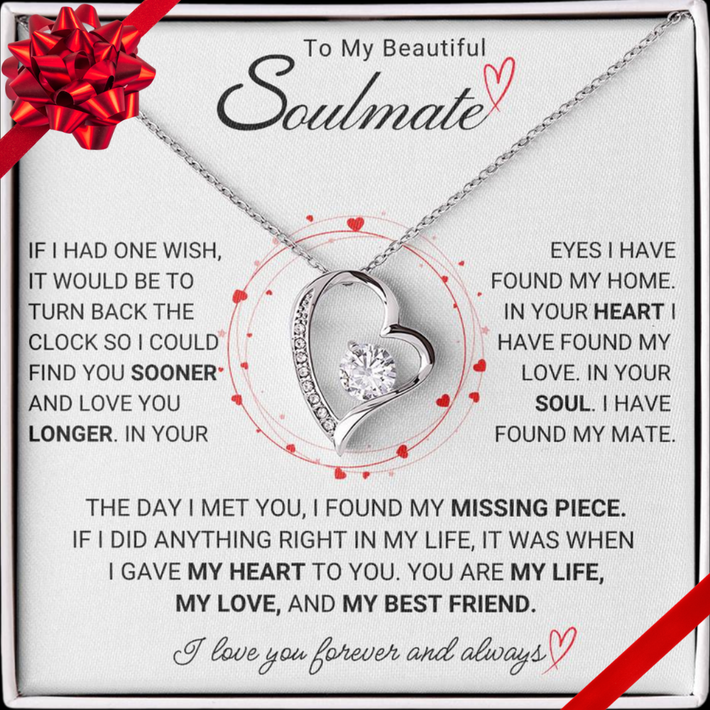 To my beautiful soulmate- Necklace for her