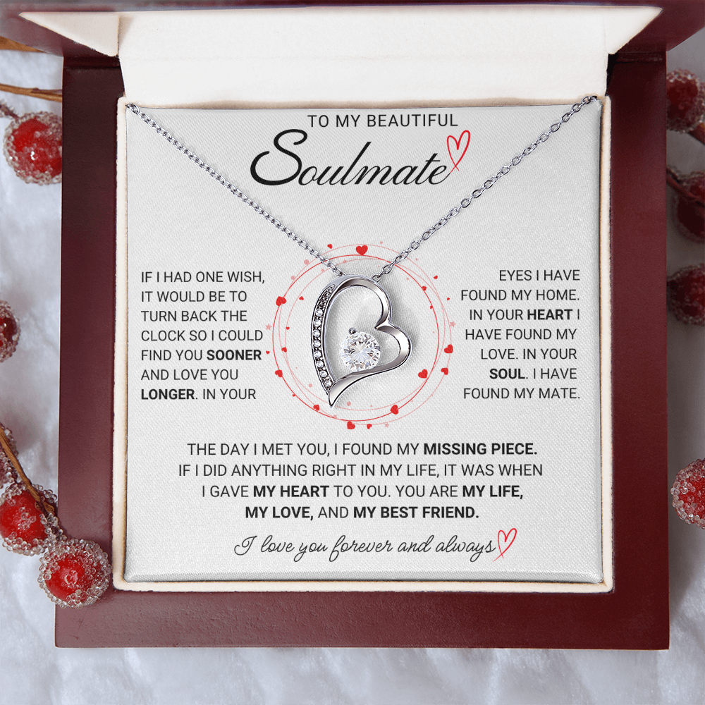 To my beautiful soulmate- Necklace for her