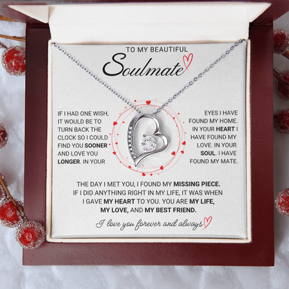 To my beautiful soulmate- Necklace for her