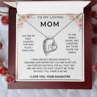 (Almost Sold Out) I am forever grateful for all that you are. - Necklace For Mom