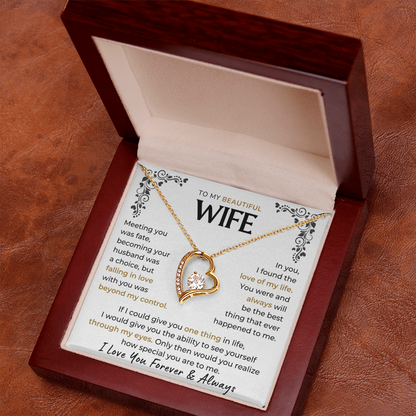 Love you forever & Always - Necklace For Wife