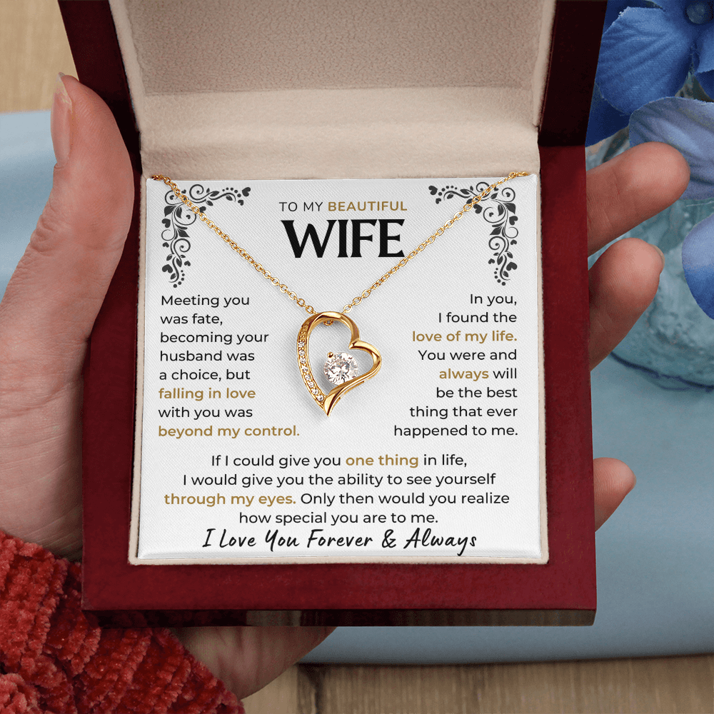 Love you forever & Always - Necklace For Wife