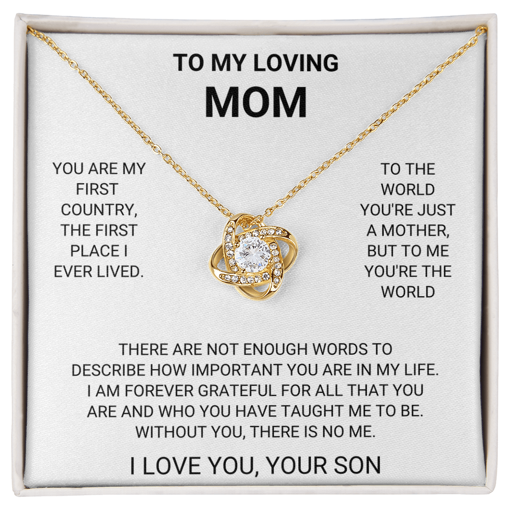 To My Loving MOM- Gift From Son