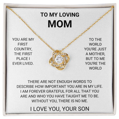 To My Loving MOM- Gift From Son