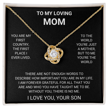 To my MOM beautiful necklace - Gift from Son
