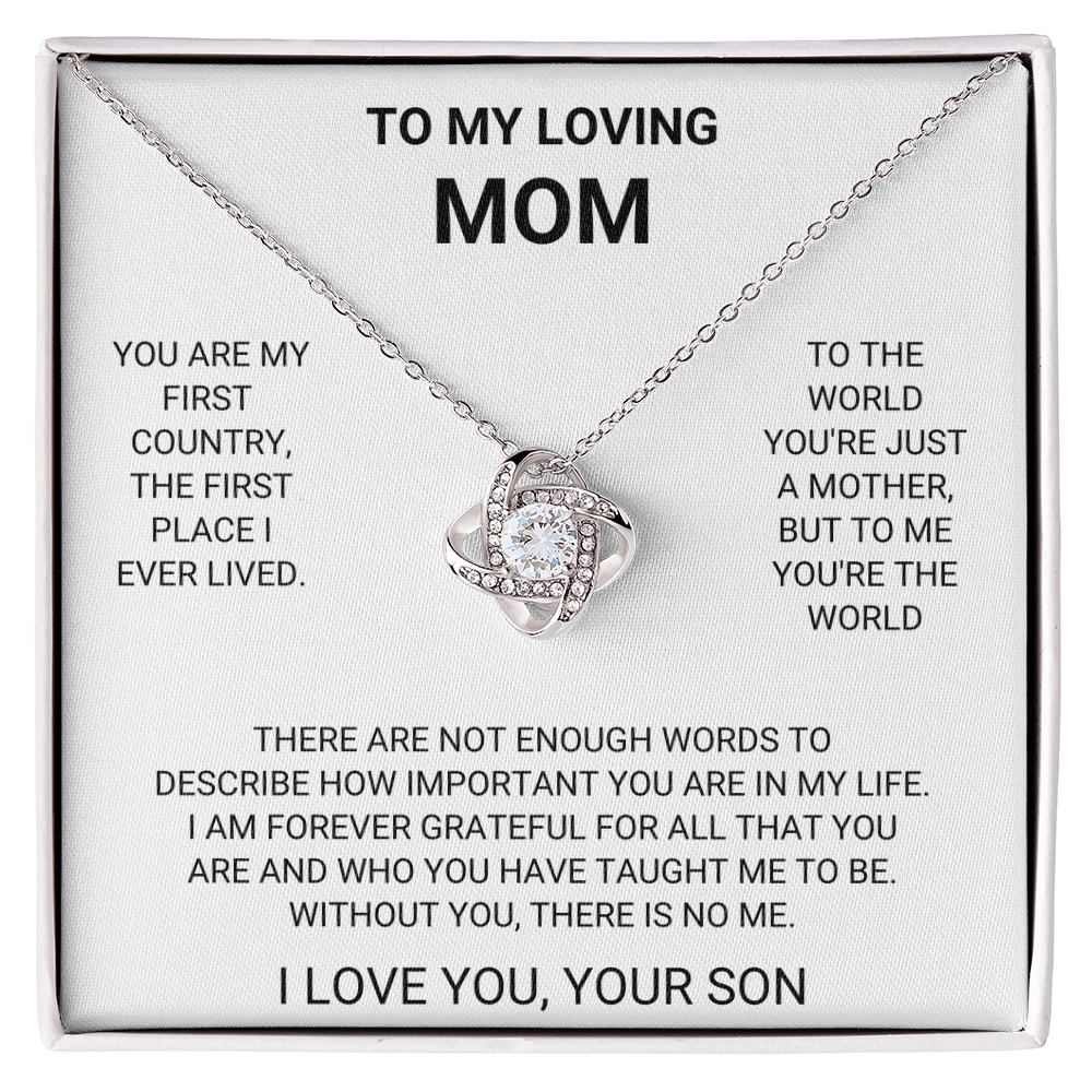 To My Loving MOM- Gift From Son