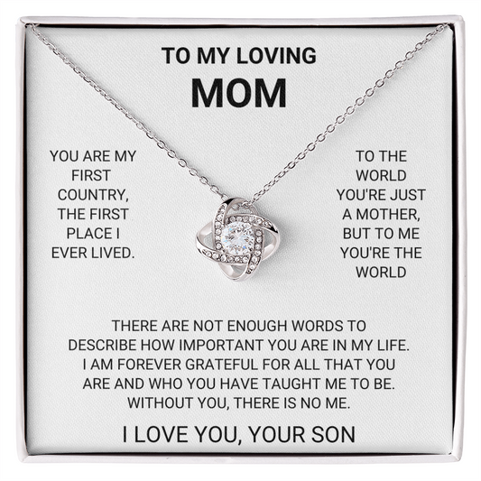 To My Loving MOM- Gift From Son