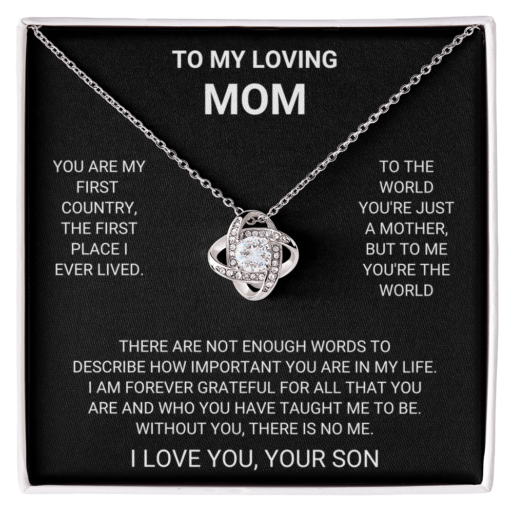 To my MOM beautiful necklace - Gift from Son