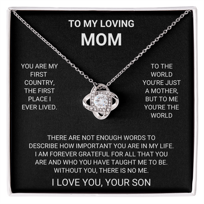 To my MOM beautiful necklace - Gift from Son
