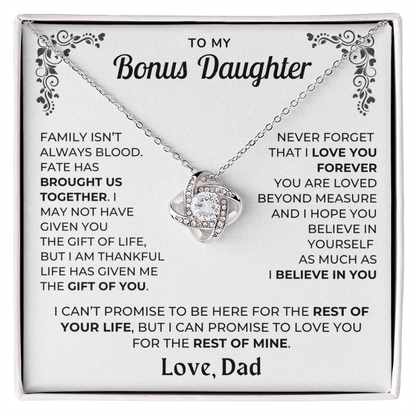 My Bonus Daughter - Love  Dad - Beautiful Gift Set