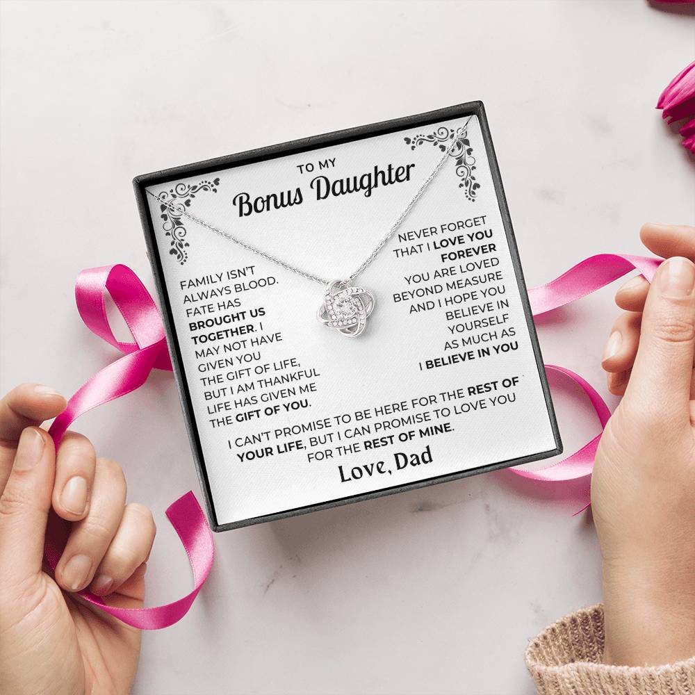My Bonus Daughter - Love  Dad - Beautiful Gift Set