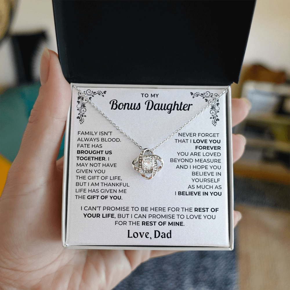 My Bonus Daughter - Love  Dad - Beautiful Gift Set