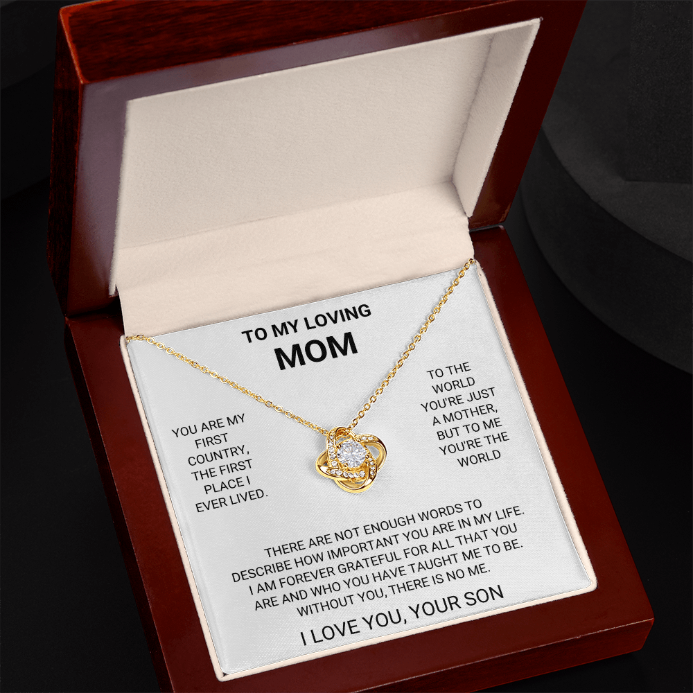 To My Loving MOM- Gift From Son