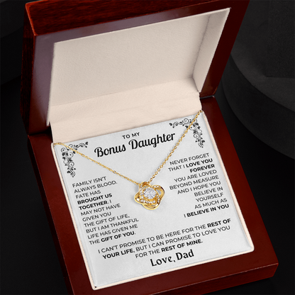 My Bonus Daughter - Love  Dad - Beautiful Gift Set