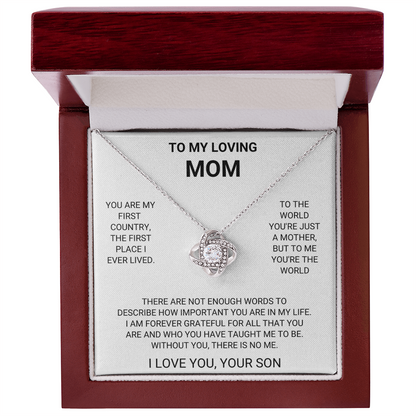 To My Loving MOM- Gift From Son