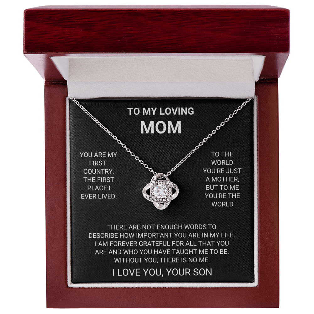 To my MOM beautiful necklace - Gift from Son