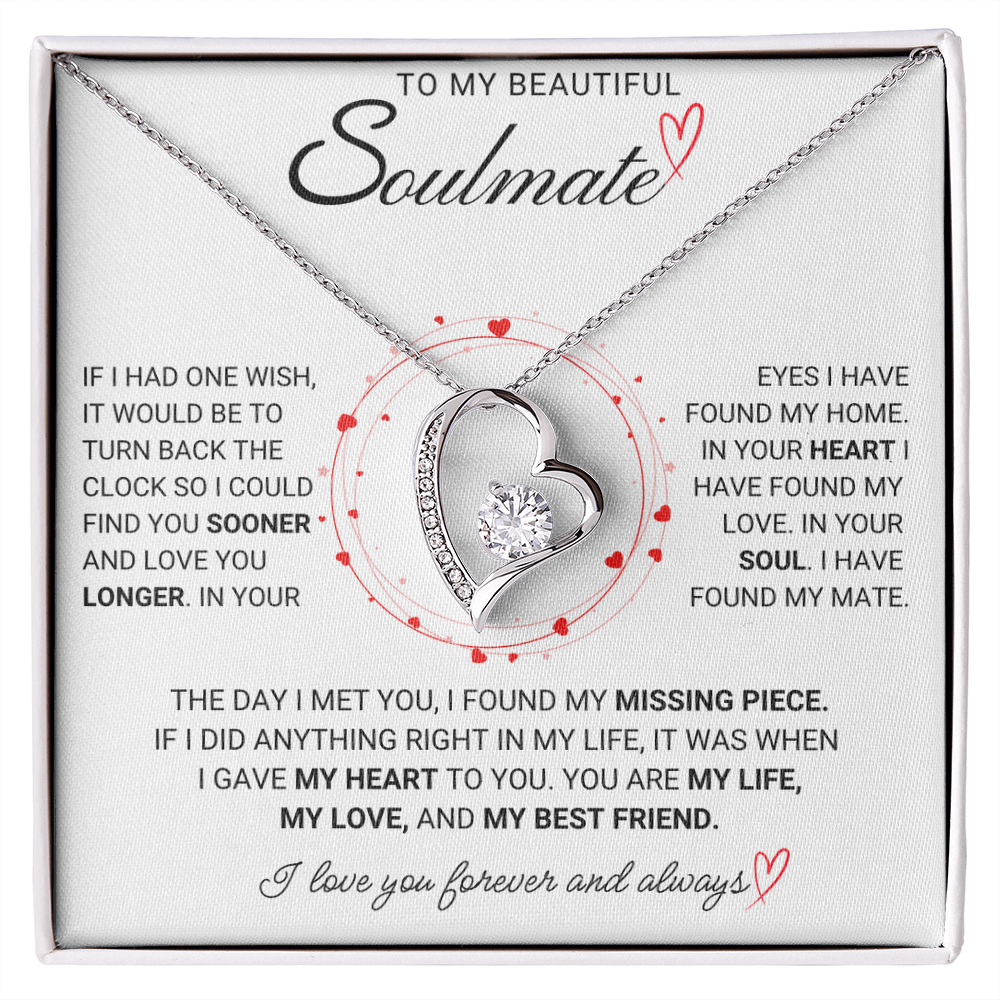 To my beautiful soulmate- Necklace for her