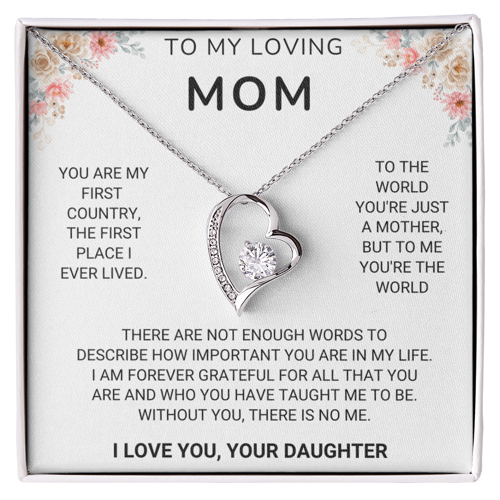 (Almost Sold Out) I am forever grateful for all that you are. - Necklace For Mom