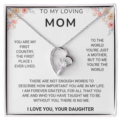 (Almost Sold Out) I am forever grateful for all that you are. - Necklace For Mom