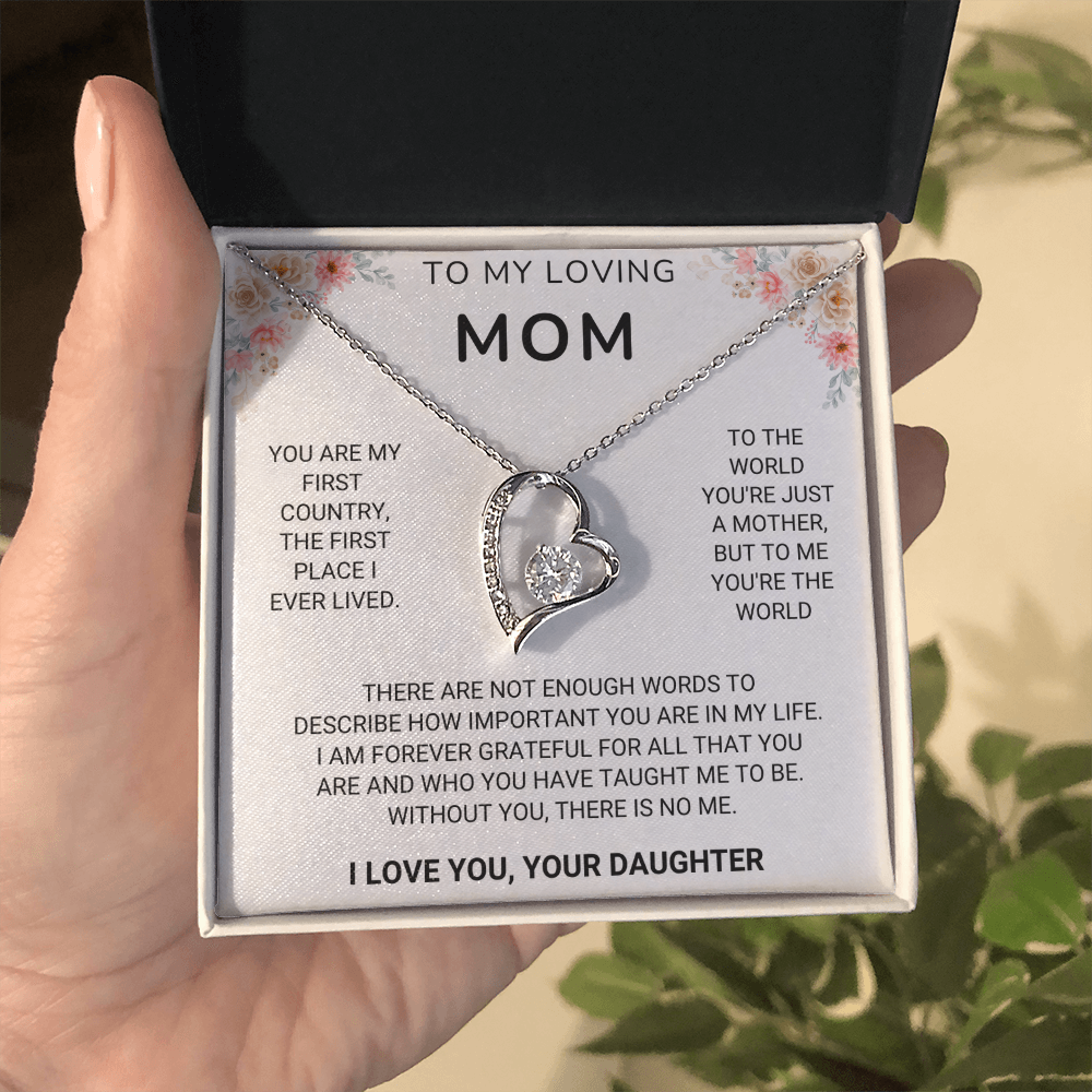 (Almost Sold Out) I am forever grateful for all that you are. - Necklace For Mom