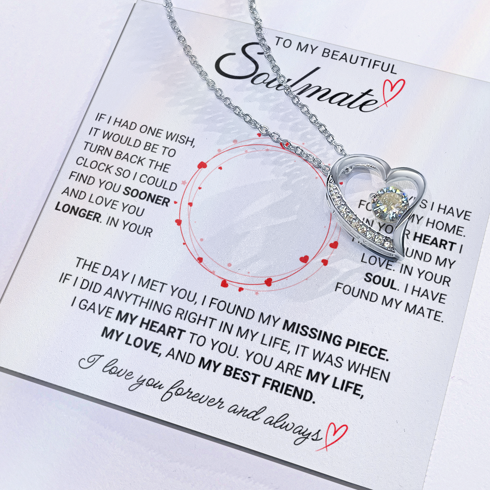 To my beautiful soulmate- Necklace for her