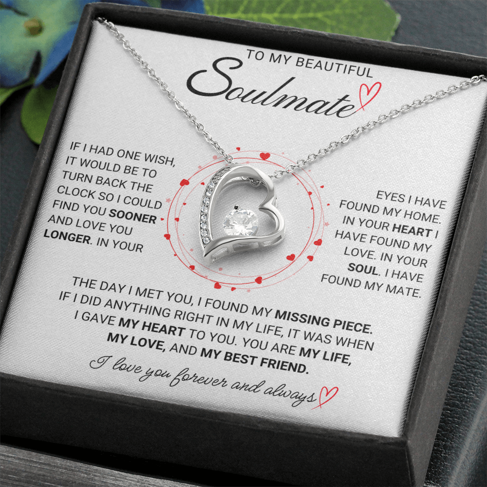 To my beautiful soulmate- Necklace for her