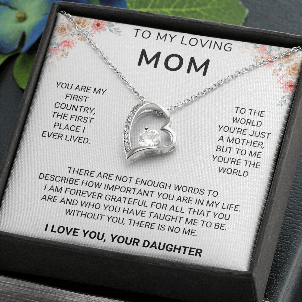 (Almost Sold Out) I am forever grateful for all that you are. - Necklace For Mom