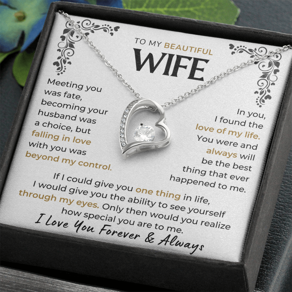 Love you forever & Always - Necklace For Wife