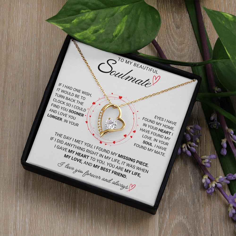 To my beautiful soulmate- Necklace for her