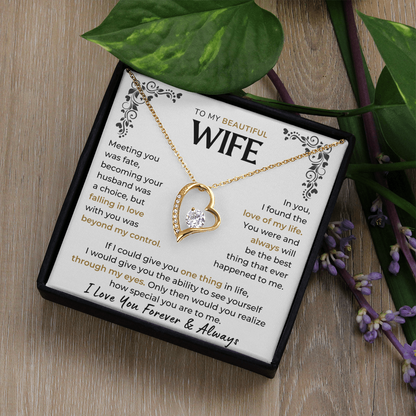Love you forever & Always - Necklace For Wife