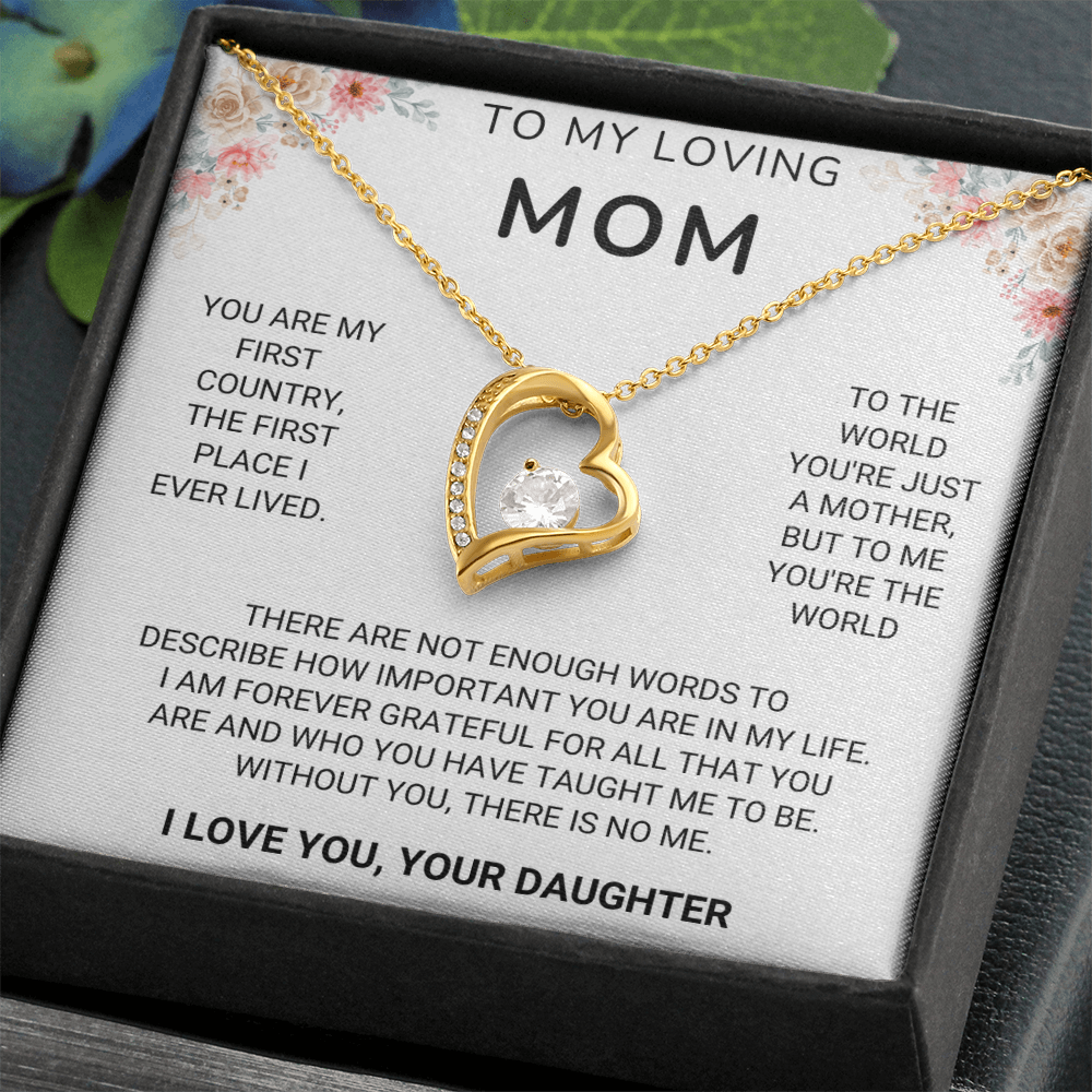 (Almost Sold Out) I am forever grateful for all that you are. - Necklace For Mom